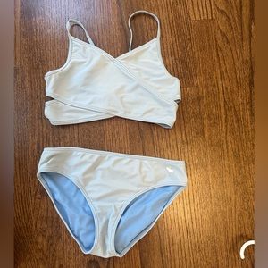 Abercrombie and Fitch light blue bathing suit